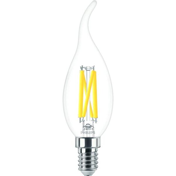 Philips LED-Leuchtmittel MAS LEDCandleDT3.4-40W E14927 BA35CL G
