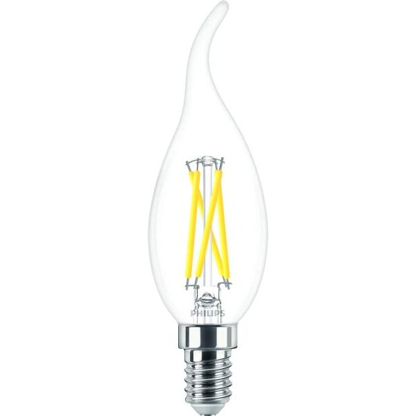 Philips LED-Leuchtmittel MAS LEDCandleDT2.5-25W E14 BA35 CL G