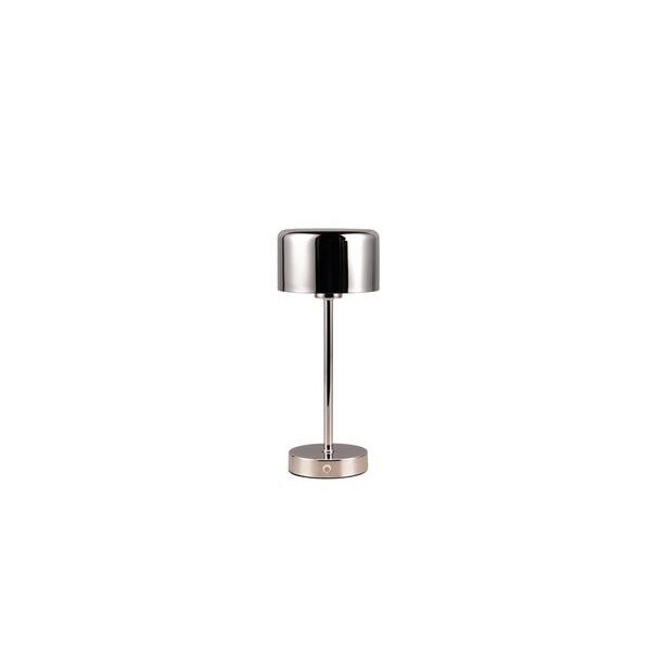 Trio LED-Akku-Tischleuchte LB24 JEFF 1,5W 120lm 3000K dim chrom