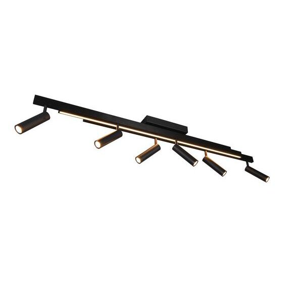 Trio LED-Deckenleuchte LB24 ZENO  dim 6x7W 800lm 2700-6500K sw