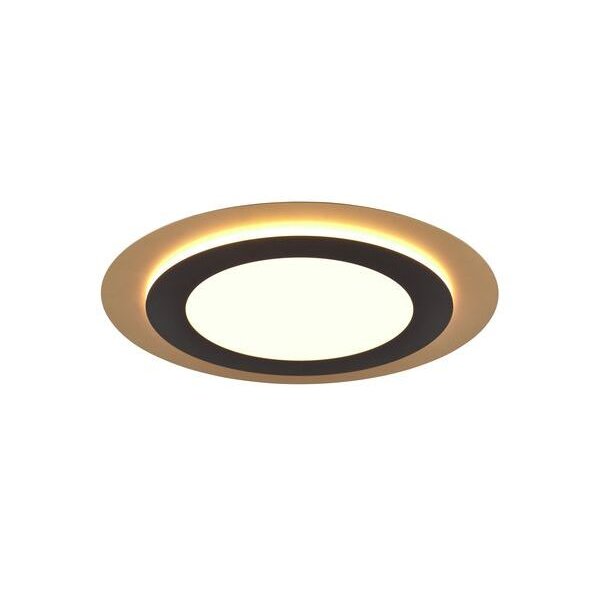 Trio LED-Deckenleuchte LB24 Morgan schwarz-gold