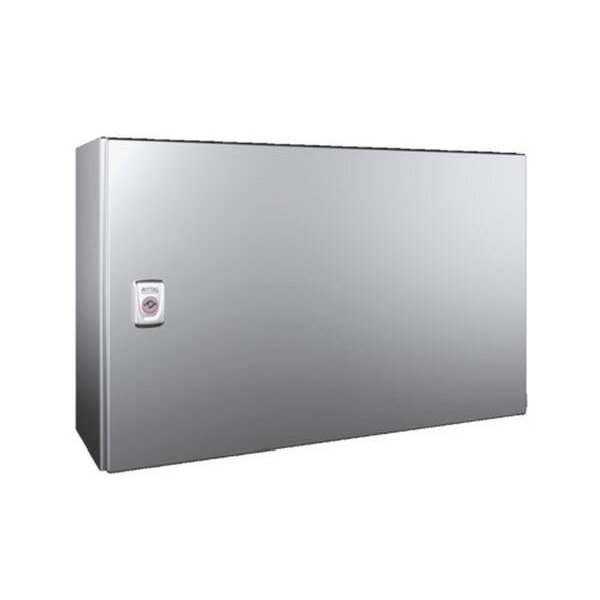 Rittal Kompakt-Schaltschrank AX Edelstahl 1.4301 1türig 600x380x210mm