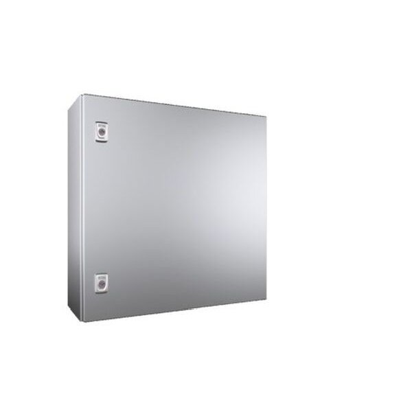 Rittal Kompakt-Schaltschrank AX Edelstahl 1.4301 1türig 600x600x210mm
