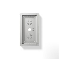 Siedle Aufputzgehäuse GA 612-2/1-01 SM silber-metallic
