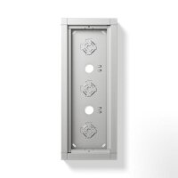 Siedle Aufputzgehäuse GA 612-3/1-01 SM silber-metallic