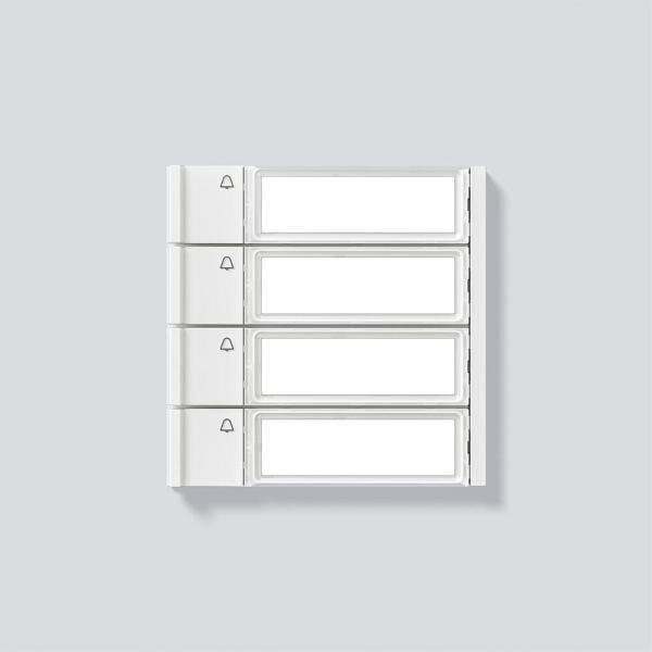 Siedle Ruftaste TM 700-4-0 W weiß