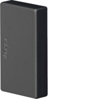 TEHALIT Endstück LFF2003569011 f. LF 20x33mm graphitsw