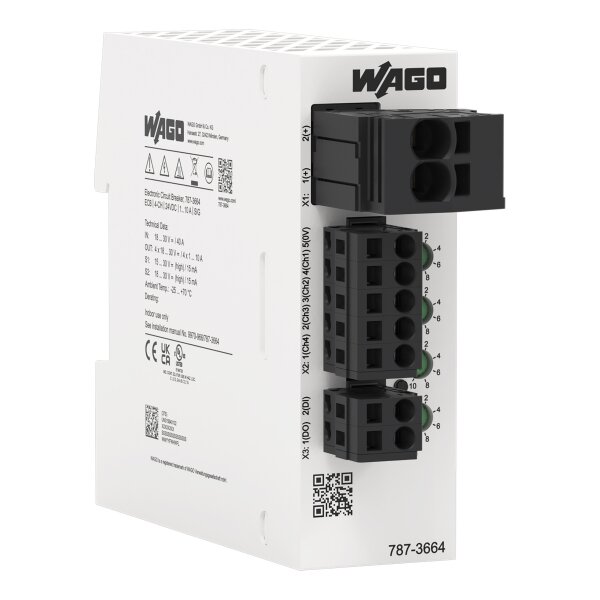 Wago Schutzschalter elektronisch 4-kanalig DC 24V