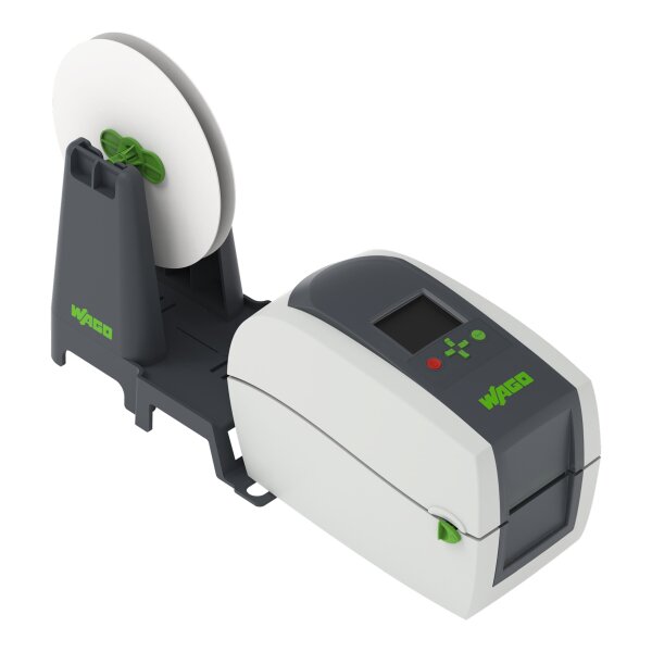 Wago Thermotransferdrucker smartPrinter mit Beschriftungsmaterial