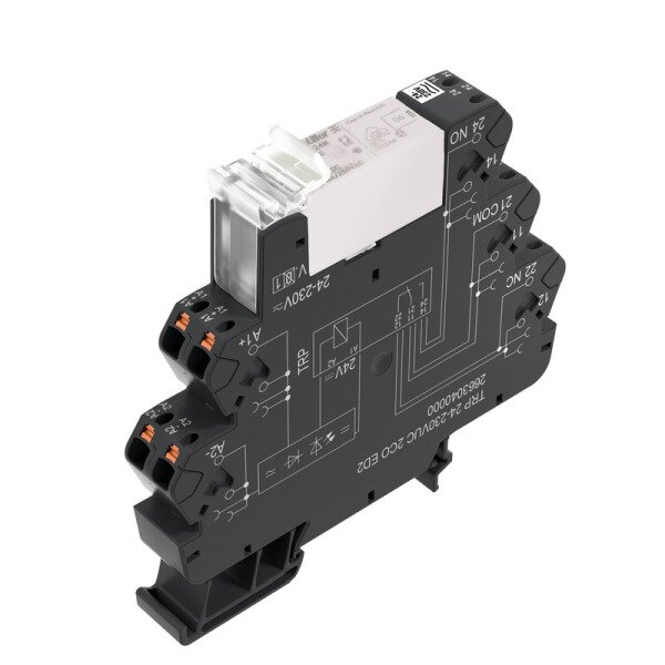 Weidmüller Relaiskoppler TRP 230VAC RC 1CO 16A Termseries PUSH IN