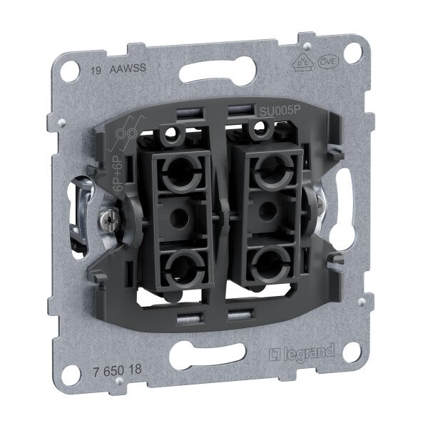 Legrand Einsatz SEANO DoppelTA.m.2 Wechselkont 10A STKLE