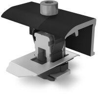 K2 Systems  Endklemme 25-40 mm, Schwarz eloxiert