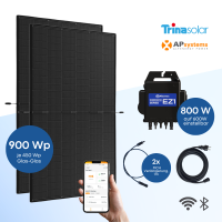 Balkonkraftwerk Trina Solar 900 Wp Fullblack mit...