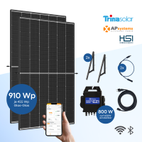 Balkonkraftwerk Trina Solar 910 Wp mit APsystems EZ1 +...
