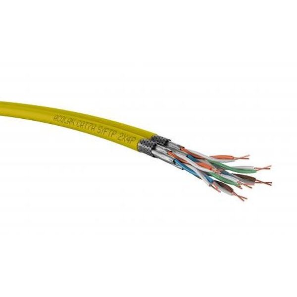 Acome Datenkabel Cat7A 1500MHz 25Gb Dca ACOLAN 2x4P22 S/FTP LSHF gelb TR500