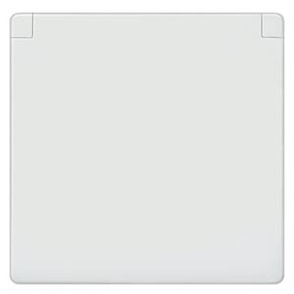 Siemens Abdeckplatte 5UH1204 titanweiss mit Klappdeckel