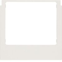 Berker Designrahmen 13191909 eckig polarweiss matt