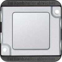 Merten Blindabdeckung 392360 mattsilber PANZER