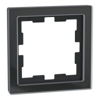 Merten Glasrahmen D-Life 1fach Onyxschwarz
