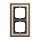 Busch-Jaeger Rahmen 1722-846 2-f.ME antik Dekor elfb.ws