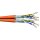 Elmat Schlagheck Datenkabel Cat7 1000MHz Dca 2x4P23 S/FTP LSHF orange RG100m