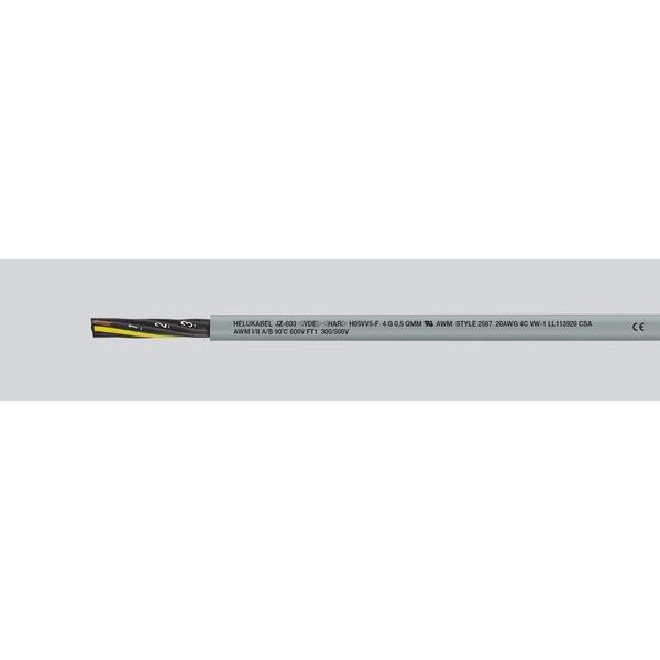 Helukabel PVC-Steuerleitung Eca JZ-603 3G1 qmm (18 AWG) grau TR500m