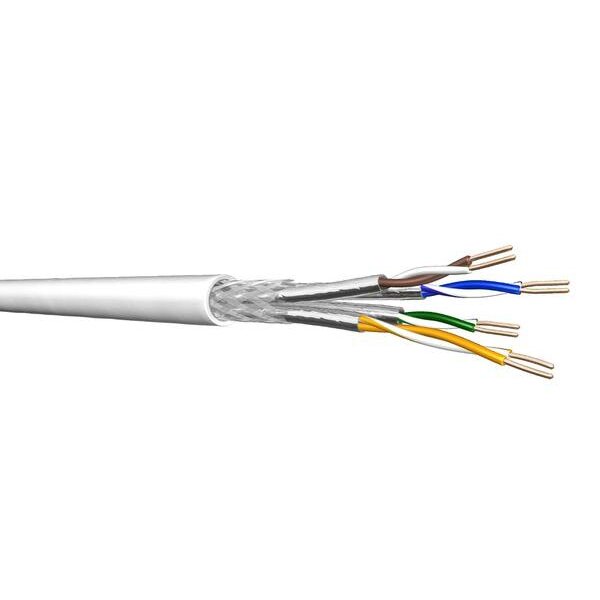 Draka Comteq DRMC Datenkabel Cat7 600MHz Dca UCHOMESS 4P26 S/FTP LSHF weiß RG100