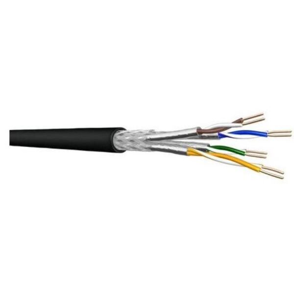 Draka Comteq DRMC Datenkabel Cat7 1000MHz UC900HS 4P23 S/FTP PE schwarz TR500