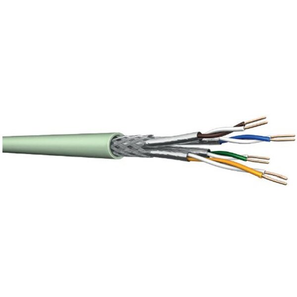 Draka Comteq DRMC Datenkabel Cat7 1000MHz Dca GreenConnect 4P23 S/FTP LSHF grün TR500