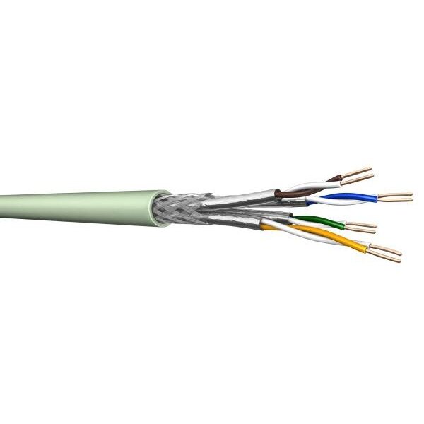 Draka Comteq DRMC Datenkabel Cat7 1000MHz Eca GreenConnect 4P23 S/FTP LSHF grün TR500