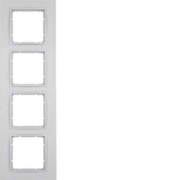 Berker Rahmen 10146424 B.7 aluminuim matt