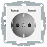 ELSO Schuko-Steckdoseneinsatz ELG365344  USB...