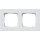 GIRA Abdeckrahmen 0212225 2fach flach E2 reinweiss
