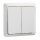 ELSO Doppeltaster 506394 42V/1A AP flach RENOVIERUNG rw