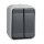 ELSO Doppeltaster 442509 10A AquaTop licht/basaltgrau