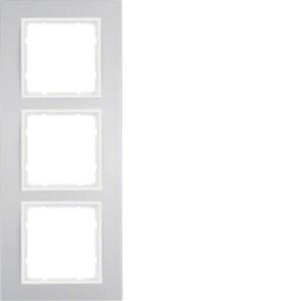 Berker Rahmen 10133904 3fach polarweiss