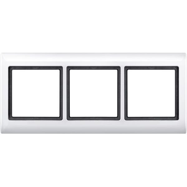 Merten Rahmen 400319 3fach polarweiss AQUADESIGN