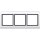 Merten Rahmen 400319 3fach polarweiss AQUADESIGN