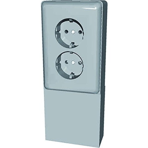 ELSO Steckdose 515504 2fach 16A RENOVIERUNG reinweiß