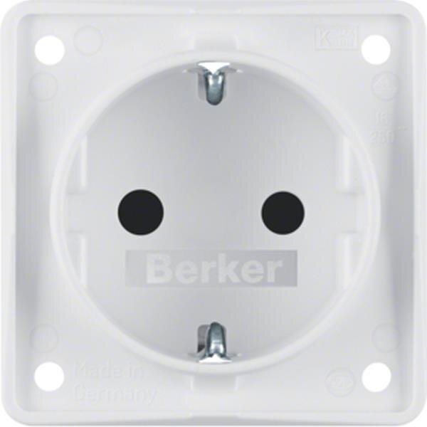 Berker Steckdose SCHUKO 947792502 polarweiss matt