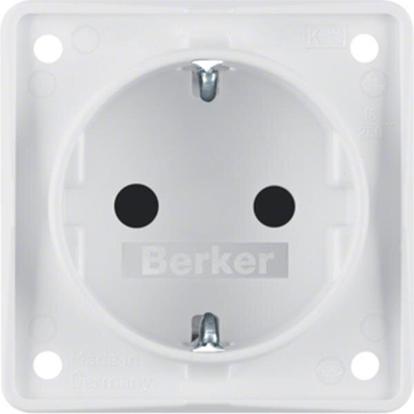 Berker Steckdose SCHUKO 947792502 polarweiss matt