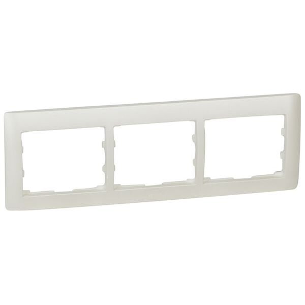 Legrand Rahmen Galea 771503 3fach waagerecht perlmutt