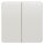 Siemens Serienwippe 5TG7805 2fach neutral titanweiss