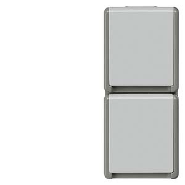 Siemens Steckdose SCHUKO 5UB4723 2fach senkrecht IP44