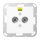 JUNG Potentialausgleichssteckdose A565-2WW