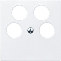 Merten Zentralplatte 295319 polarweiss System M