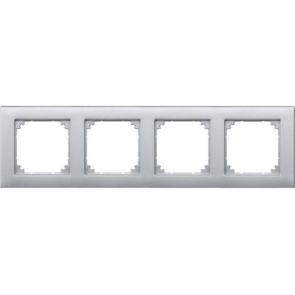 Merten Rahmen 486460 4fach aluminium M-PLAN