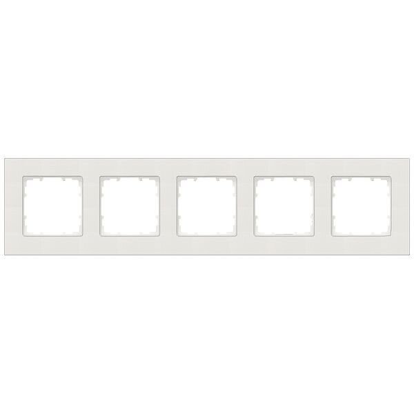 Siemens Rahmen 5TG1115-0 5fach titanweiss 374x90mm