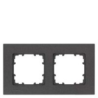 Siemens Rahmen 5TG1112-2 2fach carbon-metallic 161x90mm