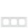 Siemens Rahmen 5TG1203-1 3fach Glas weiss
